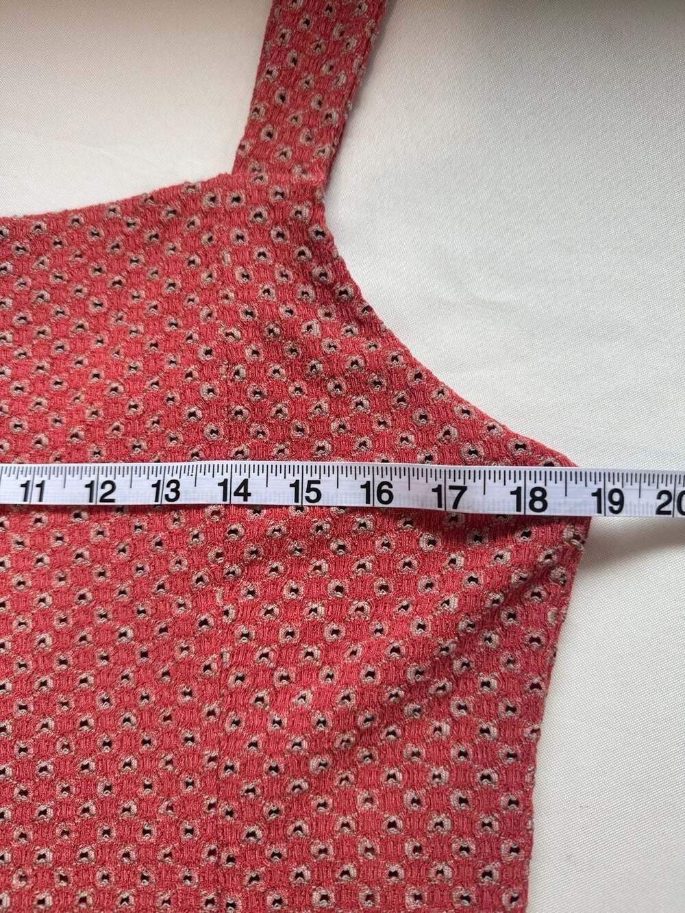 Free People Boho Cottagecore Coral Floral Mini Dress Square Neck NWT XL - Picture 4 of 10